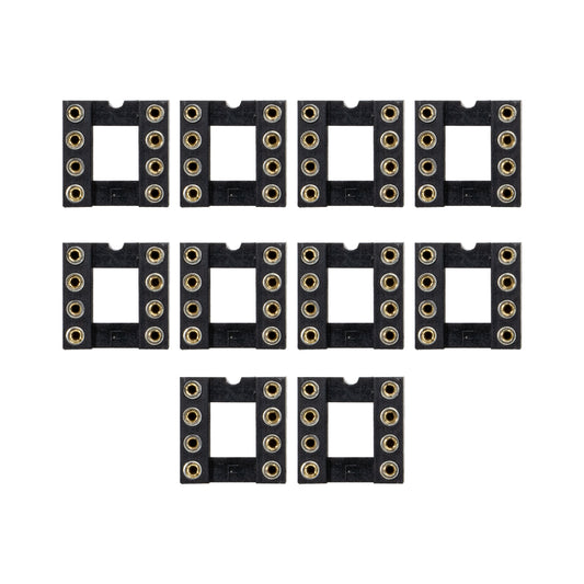 flashtree Round hole IC socket chip socket 8p round hole ic-8p noxtlon connector