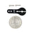 flashtree Zhiding desert card dbx-10 accessories metal upgrade reinforcement refitting tie rod steering cup C seat steering arm