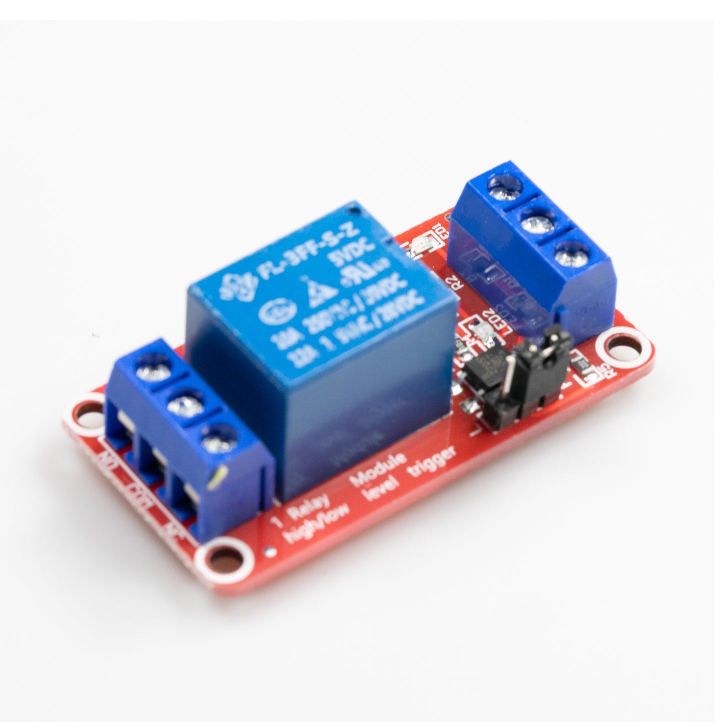 flashtree Red version 1-way relay module with optocoupler isolation supports high and low level trigger expansion board 5v9v12v2v