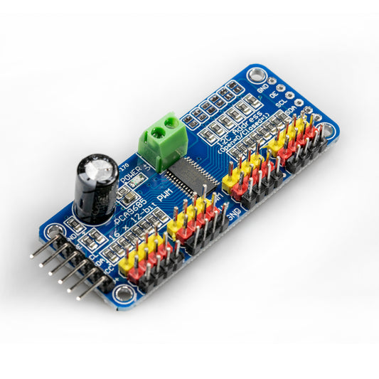 flashtree 16 channel PWM / servo / actuator drive board controller robot IIC interface