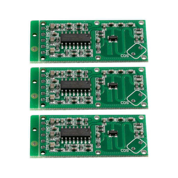 flashtree 3pcs Rcwl-0516 microwave radar inductive switch module human body inductive intelligent detector raspberry pie