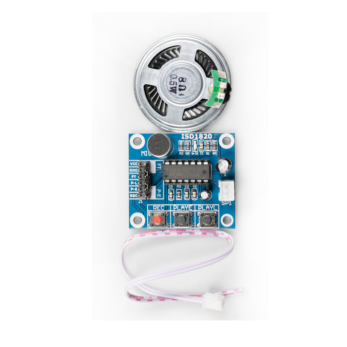 flashtree Isd1820 recording and voice module voice module recording and playing module board with microphone head sending 0.5W horn
