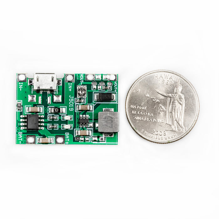 flashtree 3.7V 5V to 9V multimeter refitted with 18650 lithium battery charge boost discharge integrated adjustable module 2A