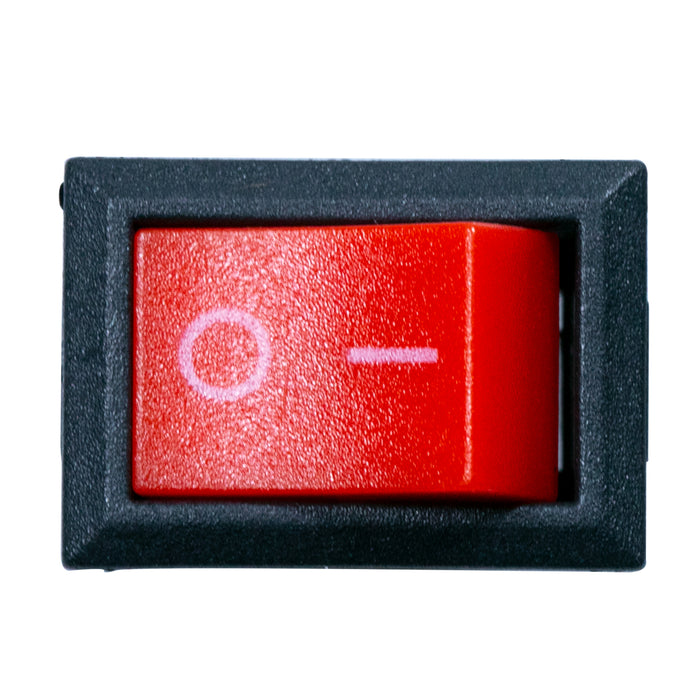 flashtree 10pcs Button power switch ship type switch rocker switch ship type switch Red and black
