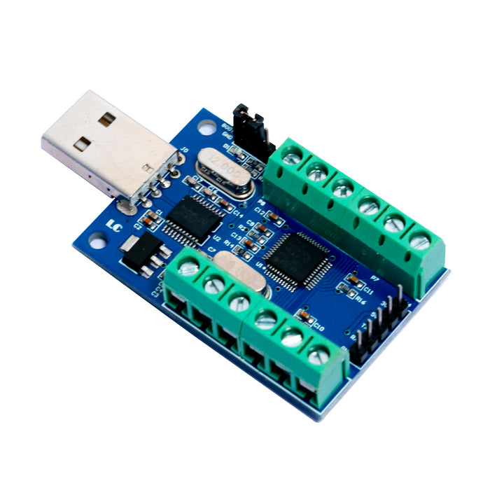 flashtree USB interface 10 channel 12bit AD sampling data acquisition STM32 UART communication ADC module