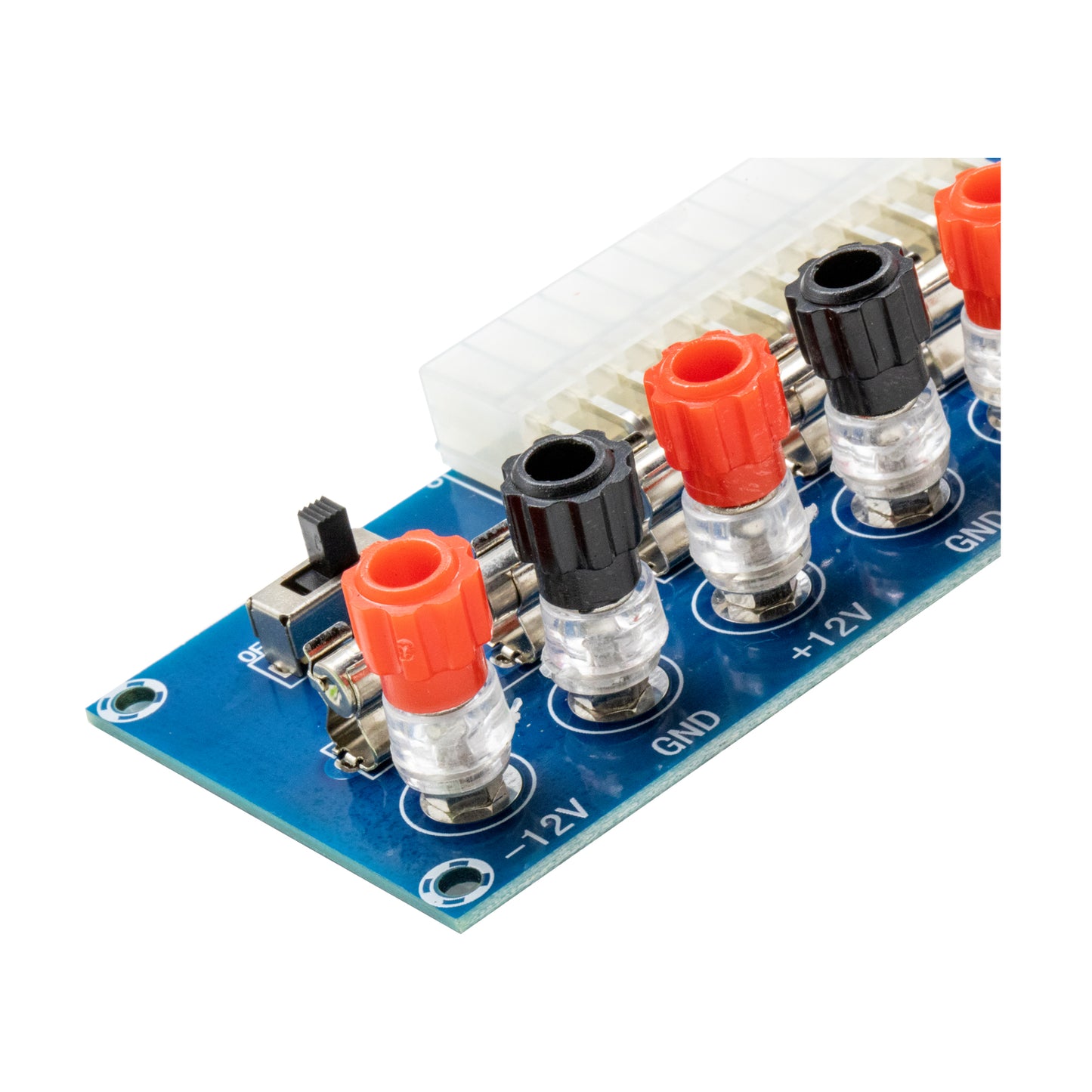 flashtree 2pcs Desktop Computer Chassis Power Supply ATX Transfer Board Power Take Off Board Power Output Terminal Module 24Pin XH-M229