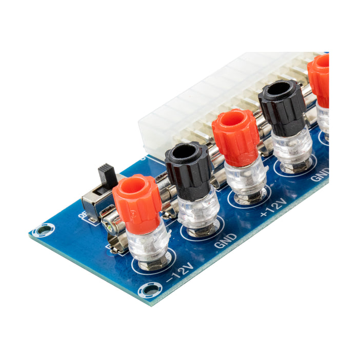 flashtree 2pcs Desktop Computer Chassis Power Supply ATX Transfer Board Power Take Off Board Power Output Terminal Module 24Pin XH-M229