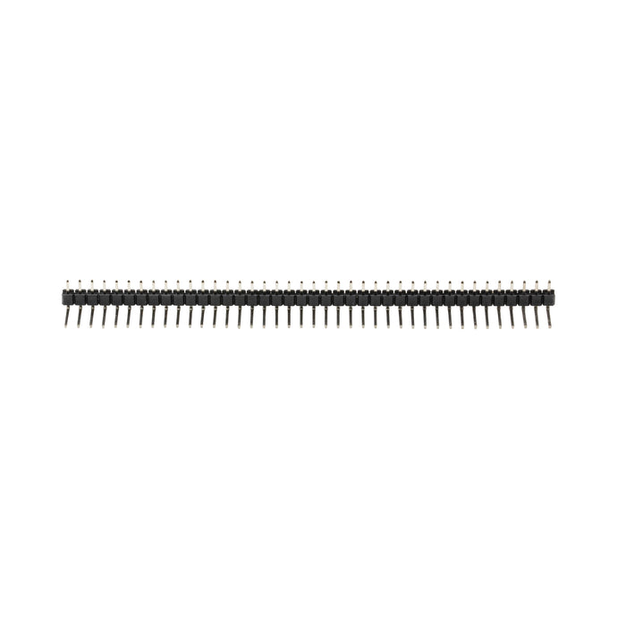 flashtree 10pcs 1x40 40P 2.54mm Pitch 40P Single Row 90 Degree Curved Connector Pin Header Strip