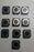 jujinglobal 10pcs 12 * 12 * 6 DIP4 Tact Switch