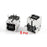 flashtree 5pcs USB Female Type-B Port 4-Pin Right Angle PCB DIP Jack Socket,