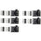 jujinglobal 5pcs TRRS Audio 3.5mm Breakout Board 2.54mm Output with 2 Types Male pin 90 and 180 Degree