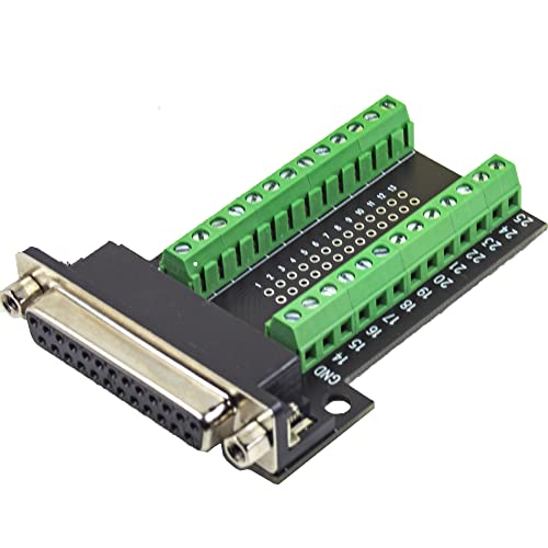 jujinglobal DB25 Breakout Board to 3.81mm Terminal Output