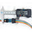 jujinglobal 2pcs ISP Rainbow Cable 10Pin to 6Pin for Arduino