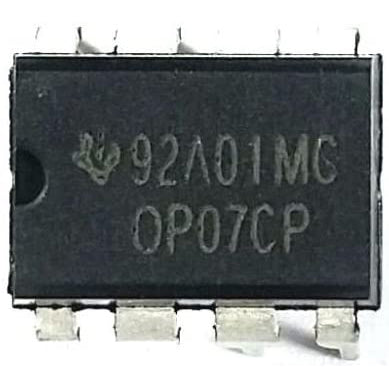 OP07CP IC Low-Offset Voltage Precision Operational Amplifier Breadboard-Friendly (Pack of 5)