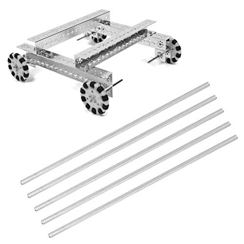 Fafeicy 5Pcs 6mm D-Shaft, 4101‑0006‑0260 Stainless Steel rods for Lego/gobilda/TETRIX Robots