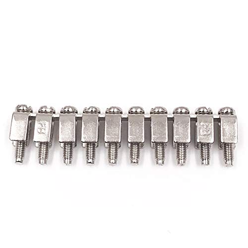 flashtree 10pcs Fixed Bridge Jumper FBI-10-6 for DIN Rail Terminal Block, Insert-Pull Bridging Matching UK-2.5B UK5N Fixed Bridge Jumpers 10 Pole