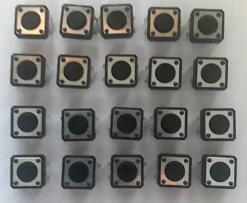 jujinglobal 20pcs 12 * 12 * 4 DIP4 Tact Switch
