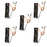 flashtree 5pcs 1 Slots 18650 Battery Box with Female pin