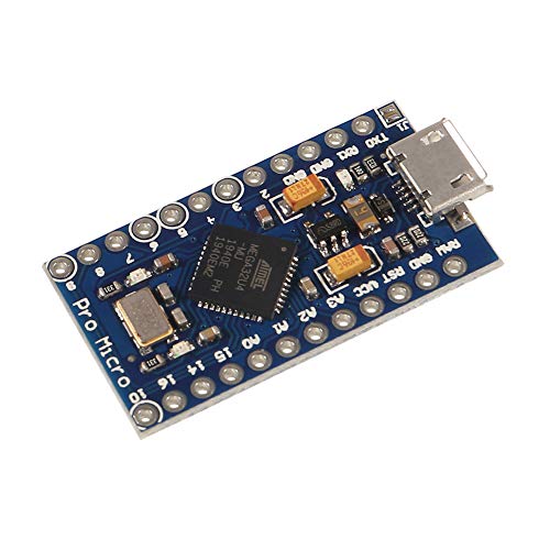 flashtree 4pcs Pro Micro Atmega32U4 5V 16MHz Bootloadered IDE Micro USB Pro Micro Development Board Microcontroller Compatible with Pro Micro Serial Connection with Pin Header