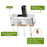 flashtree Mini SPDT Slide Switch 3 Position Micro Slide Switch 3 Pin 1p2t Switch For PCB Arduino Breadboard Electronic Board Toggle Vertical Slide Switch Panel Mount Miniature Switch Small Dip 20pcs 4mm