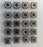 jujinglobal 20pcs 12 * 12 * 6 DIP4 Tact Switch