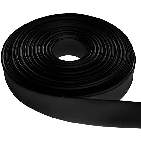 flashtree 10FT 1 1/2" 38mm Polyolefin Black Heat Shrink Tubing 2:1 Ratio