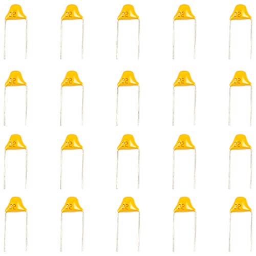 jujinglobal 20pcs 22pf 220 Multilayer Ceramic Capacitor