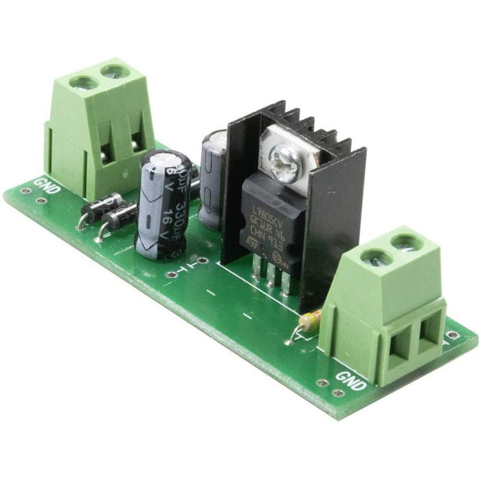 flashtree 2Pcs L7805 LM7805 3-Terminal Voltage Stabilizer 5V Voltage Stabilizer Power Module