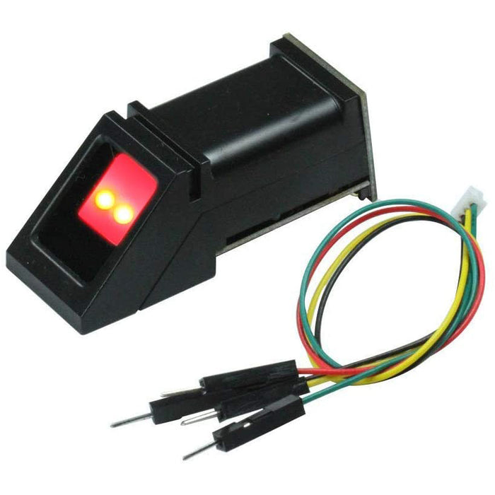 flashtree FPM10A Optical Fingerprint Reader Module TTL Serial Red Light for Arduino UNO R3 Mega 2560 STM32 4pins