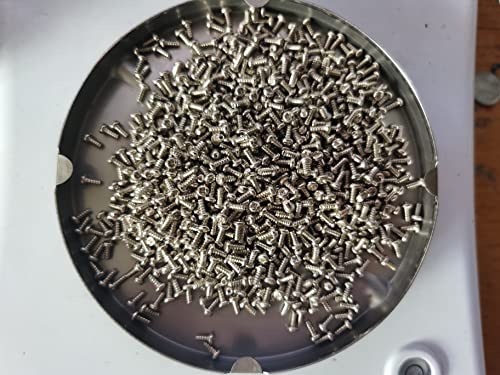 jujinglobal 1000pcs Flat Head Screw Diameter 2.27mm Total Length 6.0mm