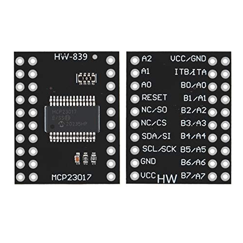 flashtree  5pcs MCP23017 Bidirectional 16-Bit I/O Expander with I2C IIC Serial Interface Module