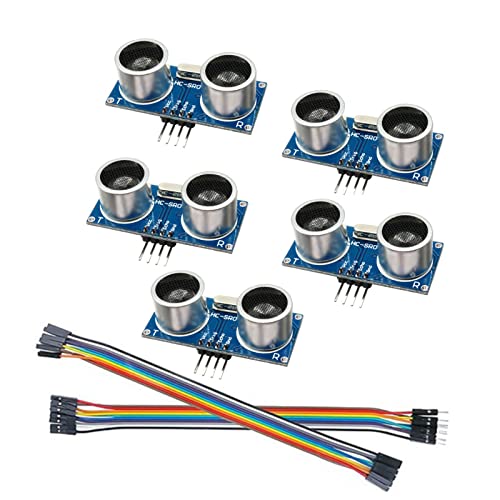 flashtree 5pcs HC-SR04 Ultrasonic Module Distance Sensor  for Arduino UNO Mega2560 Nano Robot XBee ZigBee Micro Controller