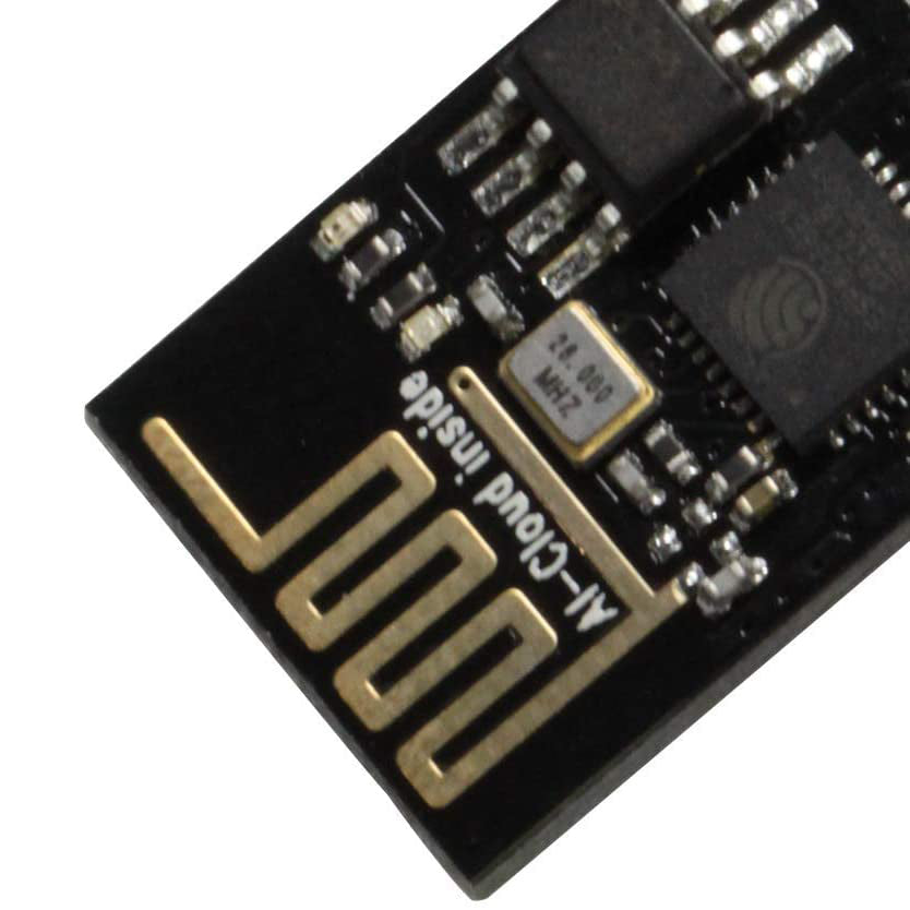 flashtree 2Pcs ESP8266 ESP-01S WiFi Serial Transceiver Module with 1MB Flash for Arduino