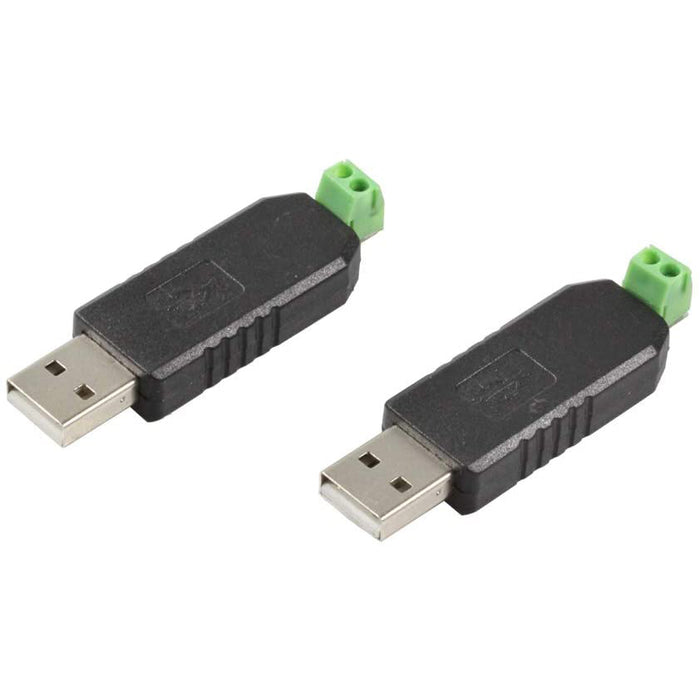 flashtree 2Pcs USB to RS485 Converter Adapter ch340T chip 64-bit Window 7 Supported
