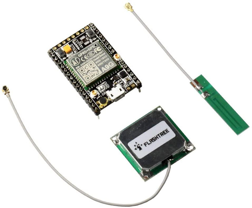 flashtree A9G Module Development Board GPRS GSM GPS BDS Quad-Band 800_900_1800_1900MHz SMS