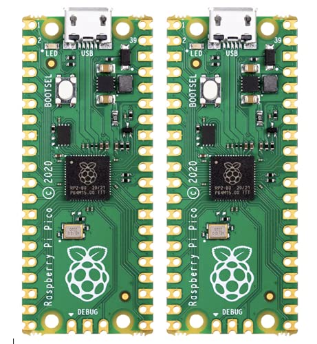 Raspberry Pi Pico RP2040 microcontroller - in US Stock, Ready to Ship (2 Pack)