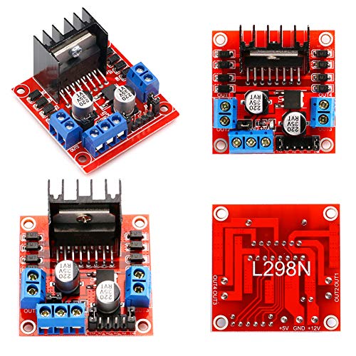 flashtree 10pcs L298N Motor Drive Controller Board DC Dual H-Bridge Robot Stepper Motor Control and Drives Module for Arduino Smart Car Power UNO MEGA R3 Mega2560 (10 PACK)