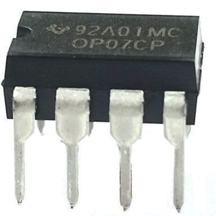 OP07CP IC Low-Offset Voltage Precision Operational Amplifier Breadboard-Friendly (Pack of 5)