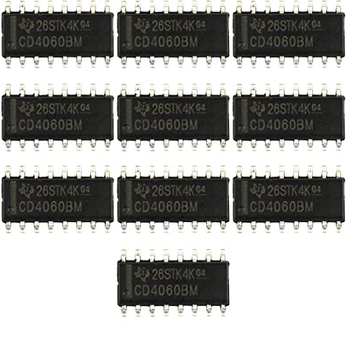 flashtree 10pcs cd4060 cd4060bm sop16 Chips