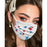 flashtree Adult Disposable_Face_mask, Red Blue Five-pointed Star Print White Face_mask for Women Men, 3-Layer Filter_Mouth_cover, Breathable Comfortable, Suitable for Outdoor and Holiday (10PCS)