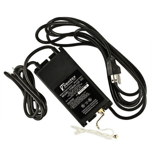 Ventex Technology VT 9030-120 - Indoor Neon Transformer - Generation III - 100 to 9,000 Volt (peak to peak) - 30 mA - 120 Volt Input - Pull Chain Switch