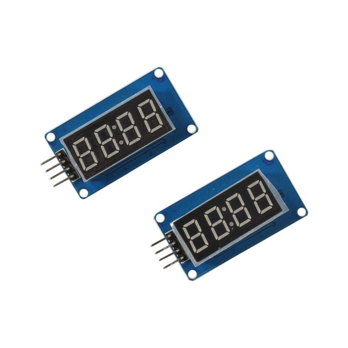 flashtree 2Pcs 4 Bits Digital Tube LED Display Module (00158)