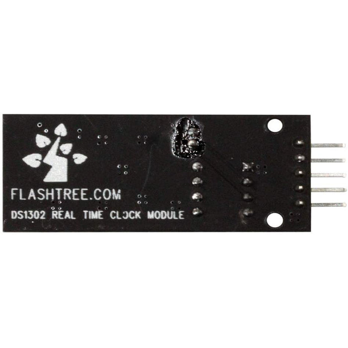 flashtree 2Pcs DS1302 RTC Real Time Clock Module for Arduino No Battery breakout