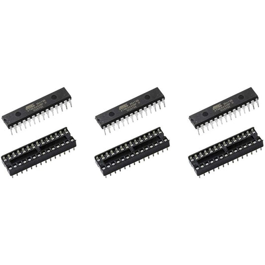 flashtree Atmega328 Chip pre-installed with UNO Bootloader This sales include 3pcs Atmega328-PU Chip & DIP IC Sockets Bundle