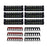 flashtree 6pcs 600V 25A Dual Row 8 Position Screw Terminal Strip and 6Pcs 400V 25A 8 Position Black/Red Pre Insulated Terminal Barrier Strip