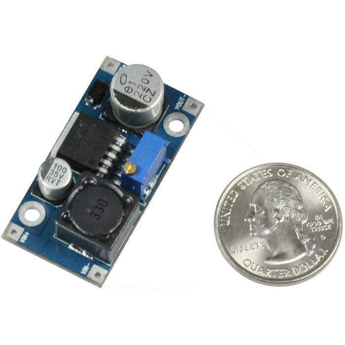 flashtree 5pcs XL6009 Boost Module DC-DC Adjustable Module DC3.0-30V to DC5-35V Output Voltage Power Converter Circuit Board Module 4