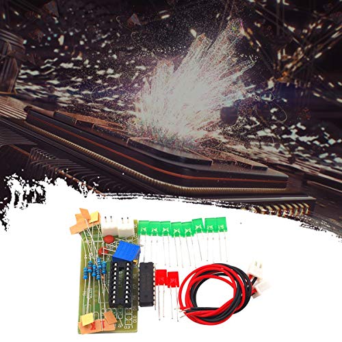 Lm3915 Fun 10-Segment Audio Level Indicator Kit Lm3915 Fun 10 Segment Audio Level Indicator Kit/Parts Level Indicator Small Audio Level Indicator Module Kit - Multicolor