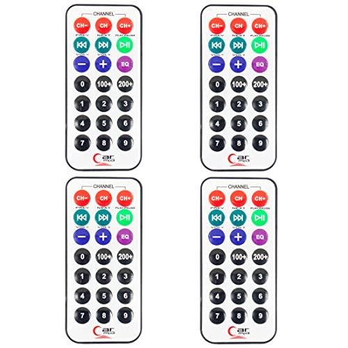 jujinglobal 4pcs Mini Infrared Remote Control for Arduino Raspberry PI DIY