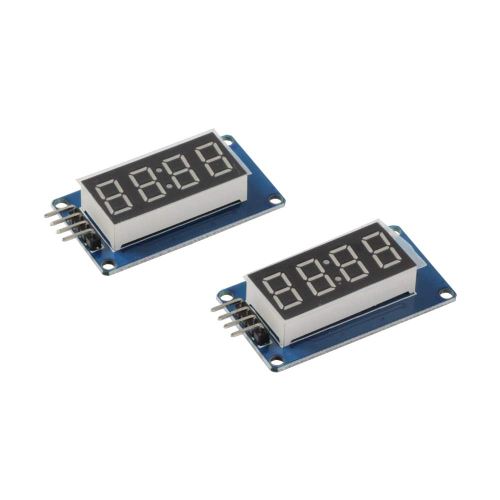 flashtree 2Pcs 4 Bits Digital Tube LED Display Module (00158)