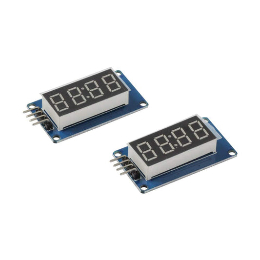 flashtree 2Pcs 4 Bits Digital Tube LED Display Module (00158)